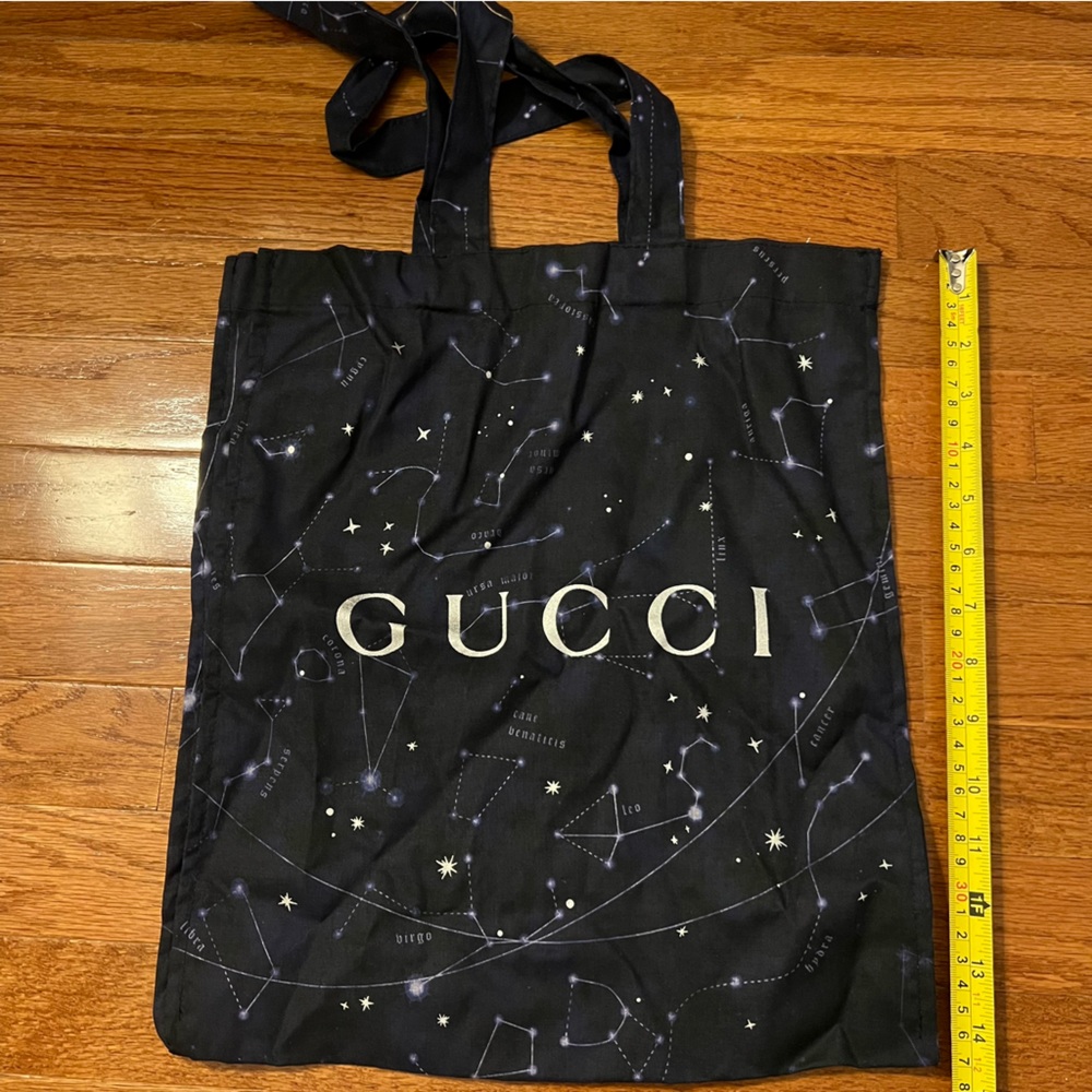 Gucci Cotton Constellation Tote Bag large 13x14.5”